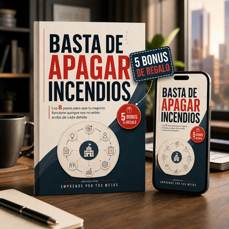 Libro Basta de Apagar Incendios, guía de 8 pasos para negocios