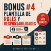 Bono 4: plantilla de roles y responsabilidades